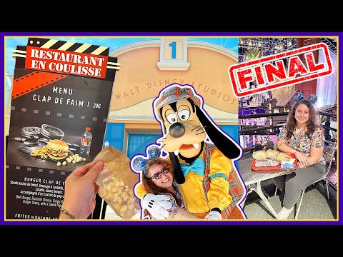 Saying GOODBYE to Walt Disney Studios | LAST Meal at Restaurant En Coulisse | Disneyland Paris 2024