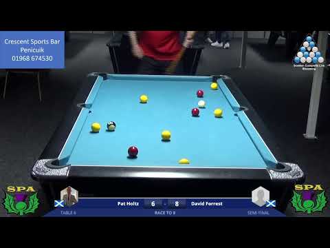 SPA Scottish Seniors Championship - Semi Final Pat Holtz v David Forrest