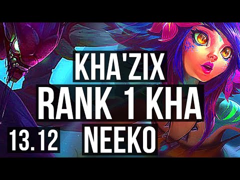 KHA vs NEEKO (JNG) | Rank 1 Kha, Rank 6, 5/0/4 | EUW Challenger | 13.12