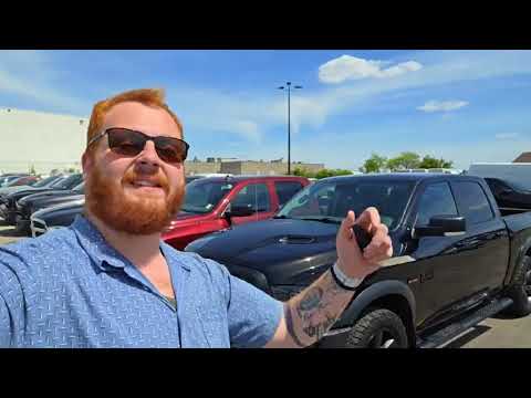2019 Ram 1500 Classic Warlock 4x4 Crew Cab 5'7" Box in Black for sale at Kitchener Chrysler Dodge Jeep Ram in Kitchener, ON