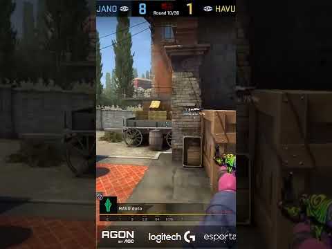 HAVU Doto insane 1v2 against Allu's JANO | CS:GO #Shorts