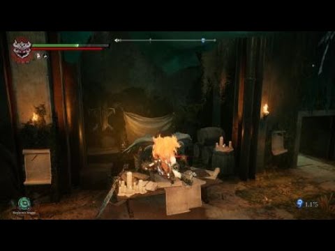 ANGELIC CHAMPION boss fight, whip only, no specials run (Darksiders3/ng+2apoc) ps4