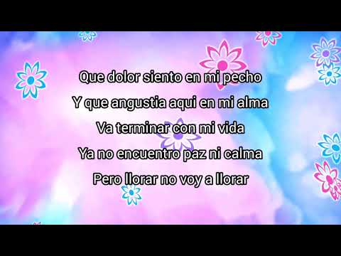 LLORAR  POR TI ESO NUNCA JENNY ROSERO EN LETRA