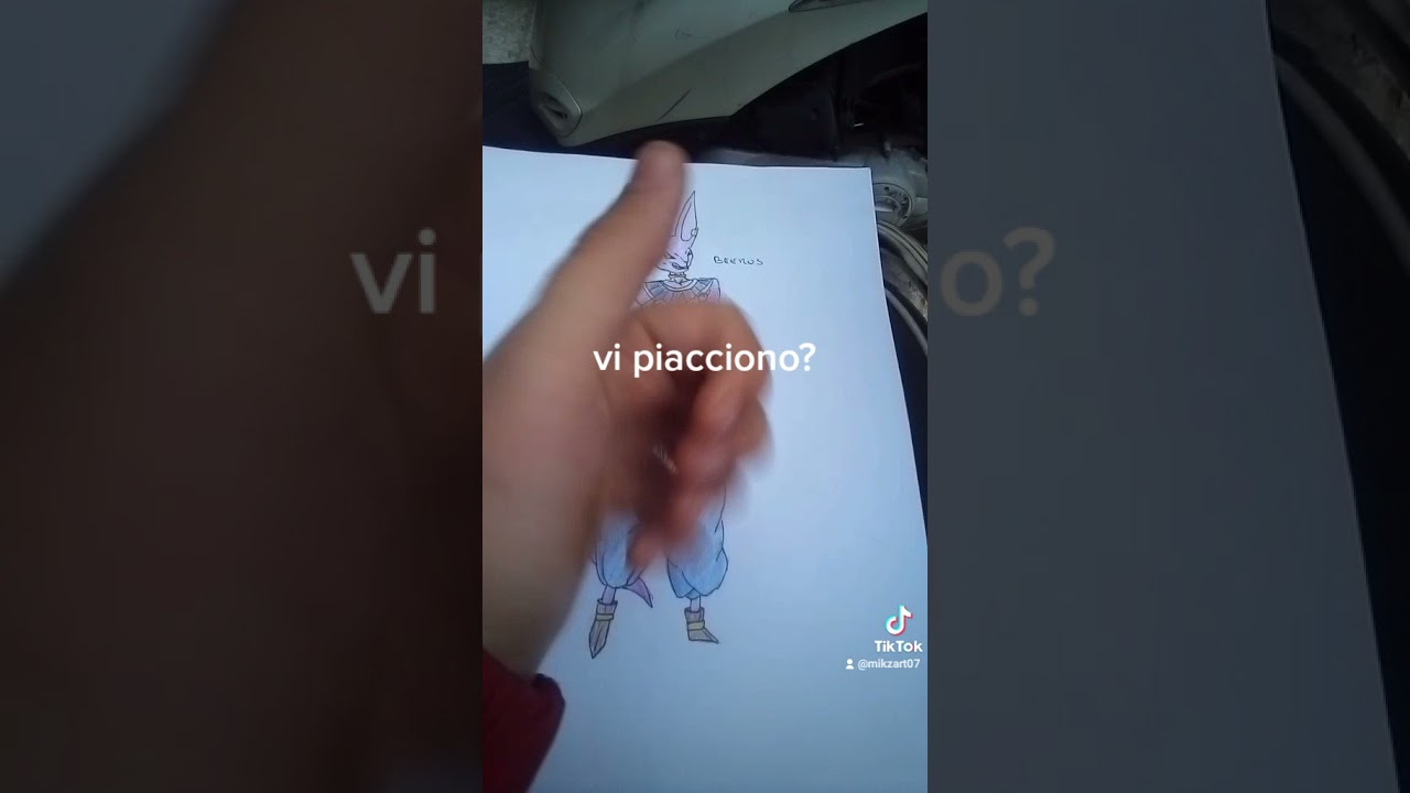 disegno Goku super Saiyan, ultra istinto completo e beerus