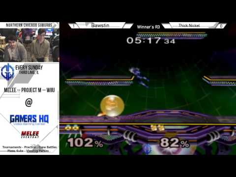 GHQ Weekly [1/24/16] - WR3: Thick Nickel (Fox) vs. Bawstin (Sheik)