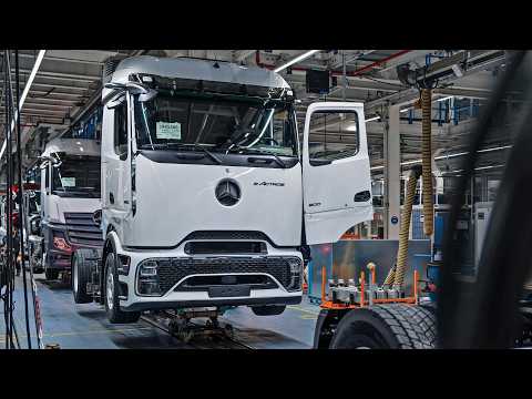 New Mercedes-Benz eActros 600 Production Line in Germany
