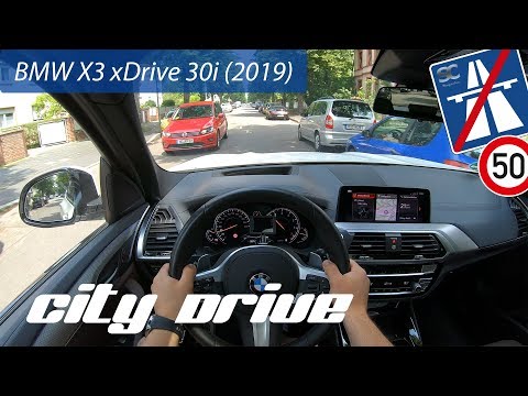 BMW X3 xDrive 30i (2019) - POV City Drive
