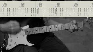 The Eagles - One Of These Nights - Rhythm Guitar Lesson With Tabs