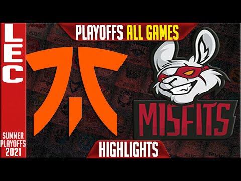 FNC vs MSF Highlights ALL GAMES | LEC Playoffs Summer 2021 Round 2 | Fnatic vs Misfits Gaming