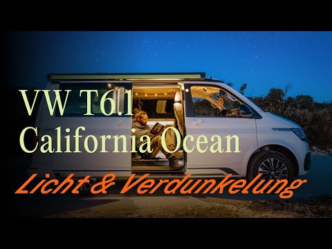 VW T6.1 California Ocean: Beleuchtung und Verdunklung | Vanever 2025