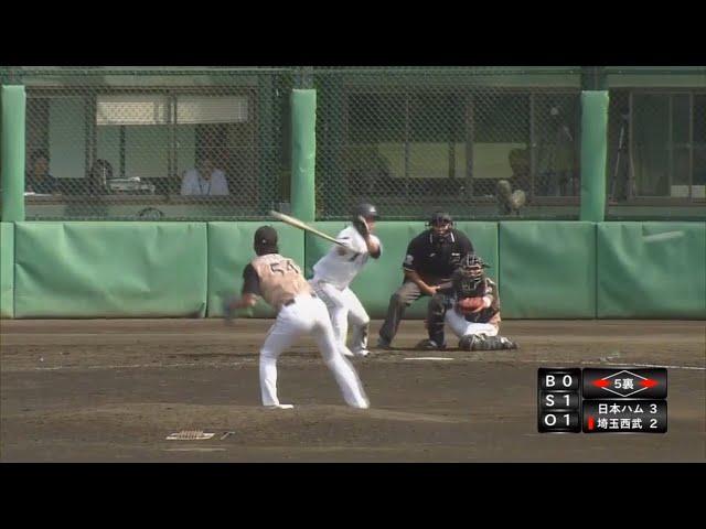 【ファーム】ライオンズ・永江のタイムリーヒットで試合は再びタイに!! 2017/9/27 L-F(ファーム)