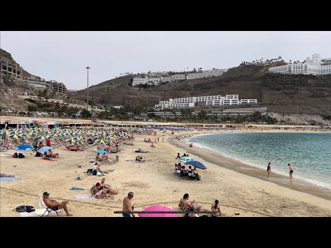Gran Canaria | Amadores Beach Restaurants Bar Market | 4K HD