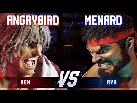 SF6 ▰ ANGRYBIRD (Ken) vs MENARD (Ryu) ▰ High Level Gameplay