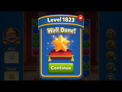 Royal Match - King Robert - Level 1823 (last move clearance)