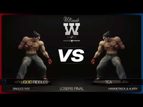 UW4 Single Losers Semi - Liquid | Riddles (Kazuya) Vs. Tea (Kazuya)