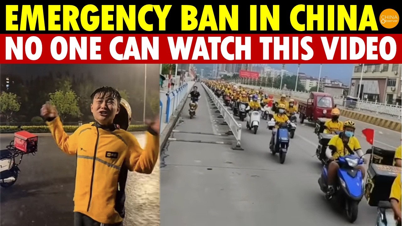 Full Ban in China — Low-Income Workers Take Big Action, CCP Fears Delivery Workers