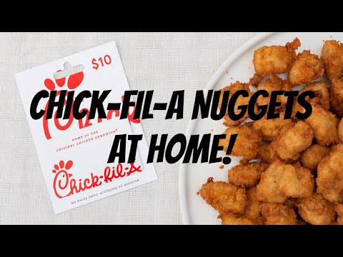How to Make Chick-Fil-A Nuggets AT HOME!!!