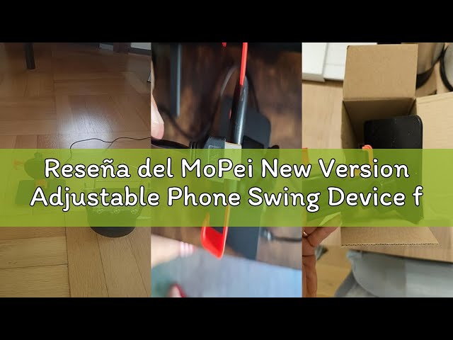 Vídeo relacionado con MoPei New Version Adjustable Phone Swing Device for Hatching Eggs in Pokemon Go and Steps Challenge, Compatible with iOS and Android