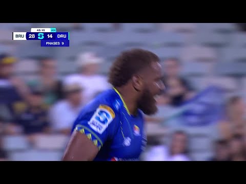 Tevita Ikanivere Try v Brumbies | SRP 2025