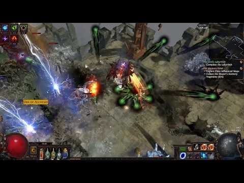 Path of Exile - Loot from 100 Shaped Channel Map