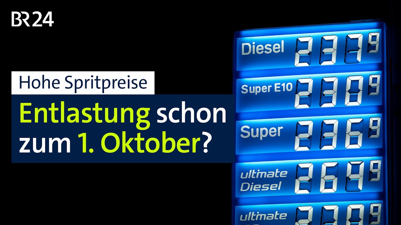 Hohe Spritpreise: Entlastung schon zum 1. Oktober? | BR24