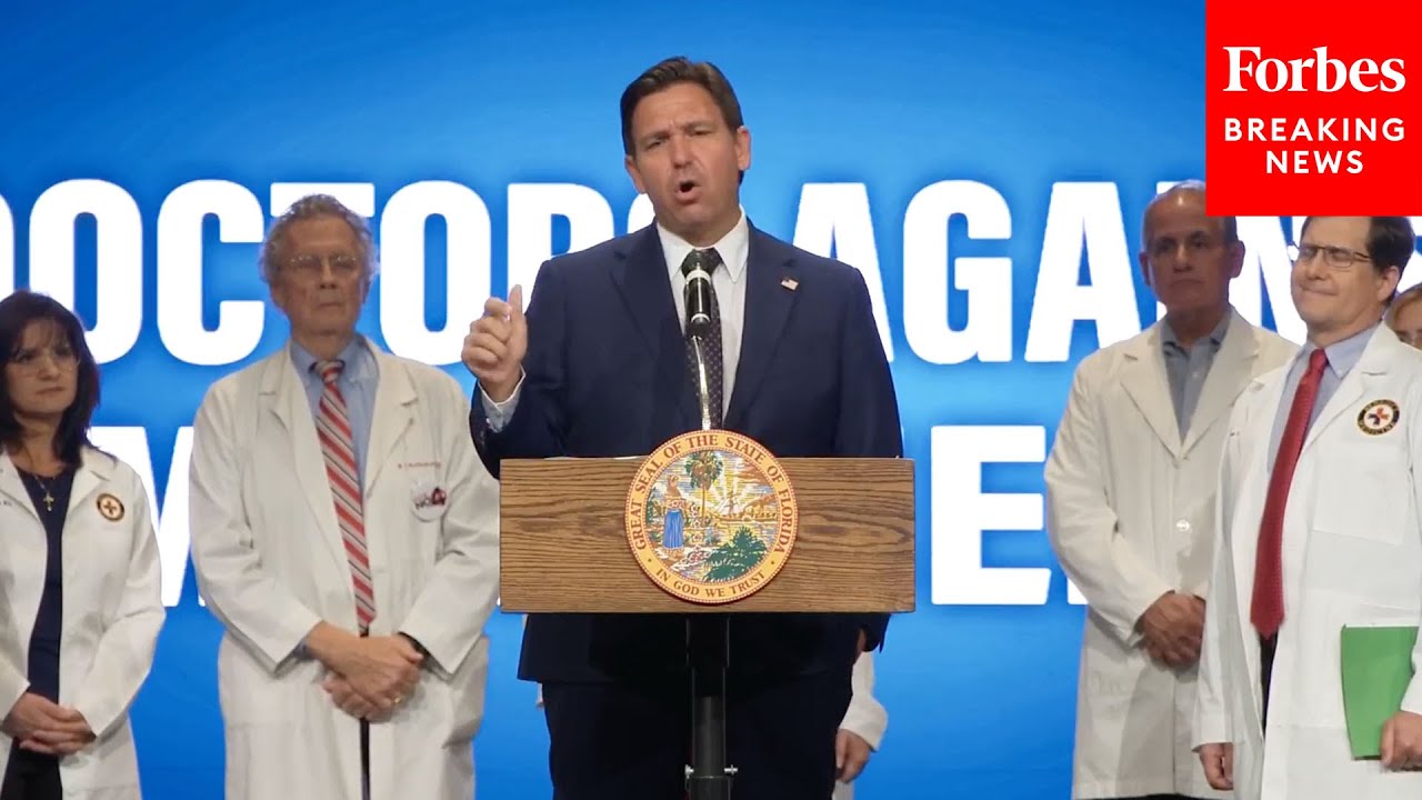 JUST IN: DeSantis, Doctors Hold Press Briefing To Urge Voters To Oppose Florida Amendments 3 And 4