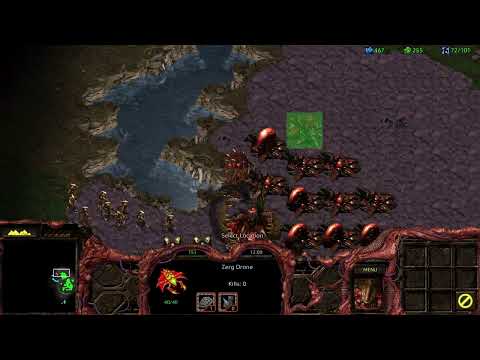 1 Zerg vs 7 Protoss Only Zerlings Allowed (Starcraft Remastered)