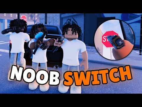 We pretended to be NOOBS with SWITCHES in South Bronx The Trenches Roblox!