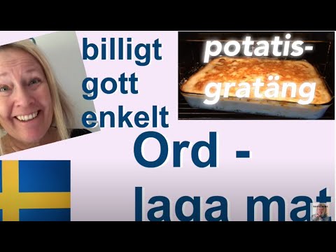 , title : 'Lär dig svenska Vlogg 25 - Matord - laga mat - Learn Swedish - 71 undertexter'
