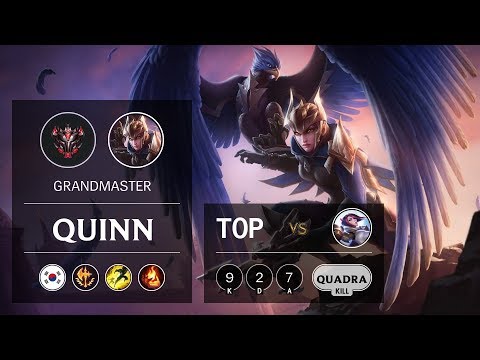 Quinn Top vs Fiora - KR Grandmaster Patch 9.9