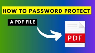How to Password Protect a PDF File for Free Without Adobe Acrobat Pro DC (Window, Mac and Linux)