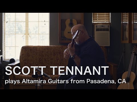 Scott Tennant plays Altamira Guitars from Pasadena, California