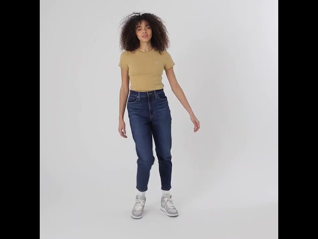 Video : JEAN MOM HIGH WAISTED