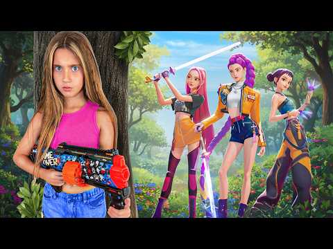 ABBIAMO SALVATO LE HUNTRIX KPOP DEMON HUNTERS NELLA VITA REALE A CASA NOSTRA!