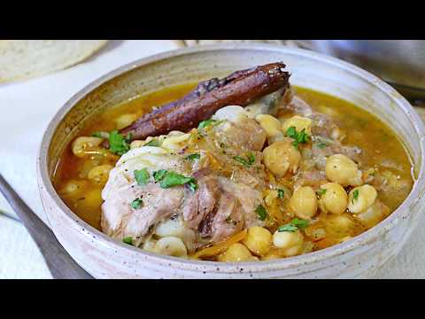 🍲 Potaje de Garbanzos con Pollo y Verduras 🍅 🌶 🥒 🌽 🥕