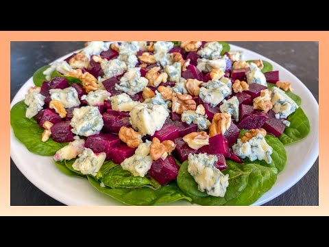 Receta saludable con remolacha cocida. Receta fácil