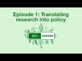 Biosphere | Translating Research Into Policy | RSB Podcast #1