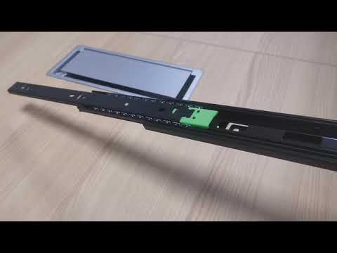 How VADANIA VF1245 push to open drawer slides work?
