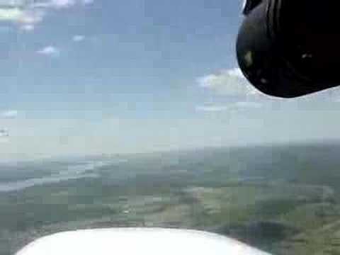 Flying over Quebec