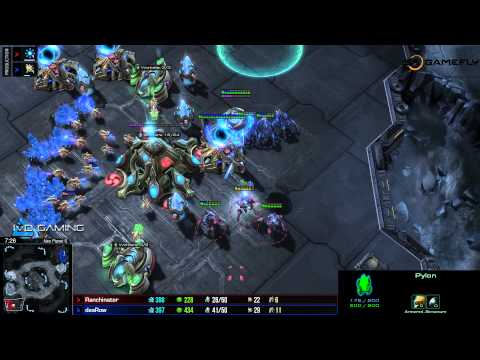 Sc2 HOTS IvD Ranchinator vs EG Huk PvP