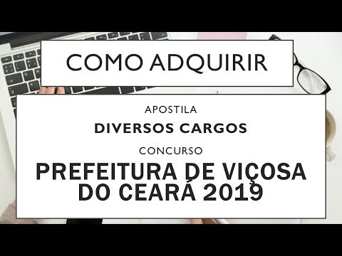 Baixar Apostila Concurso Prefeitura de Viçosa do Ceará - CE 2019
