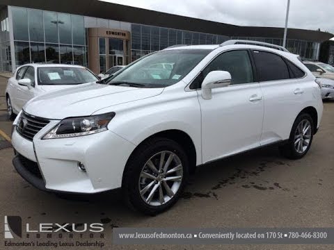2015 Lexus RX 350 AWD Technology Package Review - White on Black - Downtown Edmonton