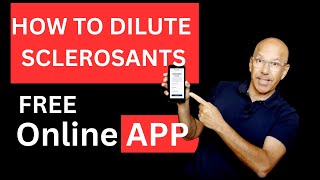 Stop Guessing! The FREE App for Perfect Sclerosant Dilution for Micro Sclerotherapy for Leg Spiders
