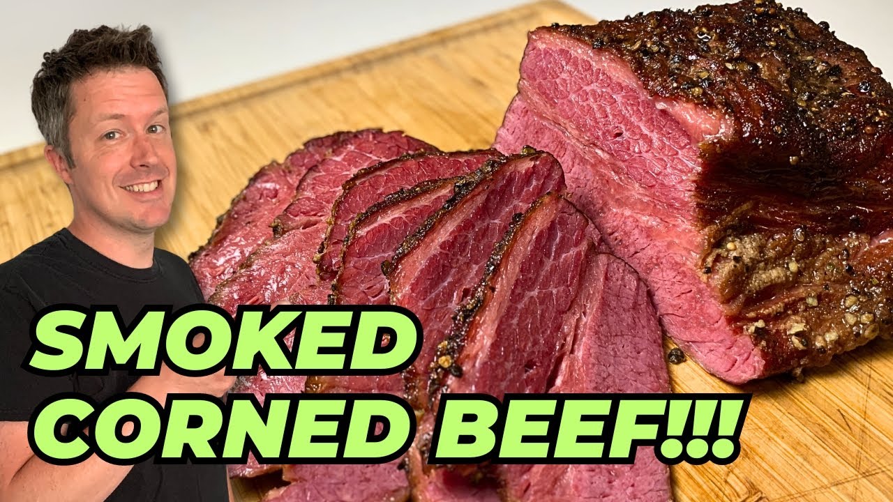 Perfectly Smoked CORNED BEEF BRISKET!!