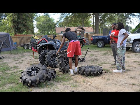 I PUT 32' ASSASSINATORS ON MY GEN 3 OUTLANDER 1000!!!