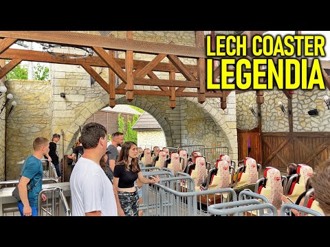 LECH COASTER - Legendia, Poland - Back Row POV