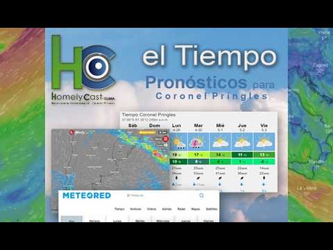 Lectura del pronóstico para Coronel Pringles  28-08-26