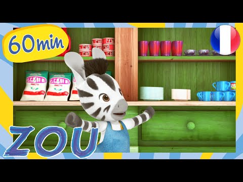 ZOU en français 🦓 Zou est épicier 🦓 Compilation 1H | dessin animé