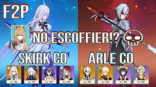 🔥 No Escoffier!? F2P Skirk & Arlecchino Destroy Spiral Abyss 12 | Genshin Impact