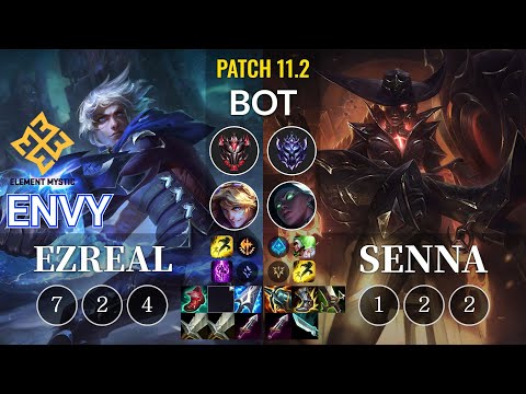 EM Envy Ezreal vs Senna Bot - KR Patch 11.2
